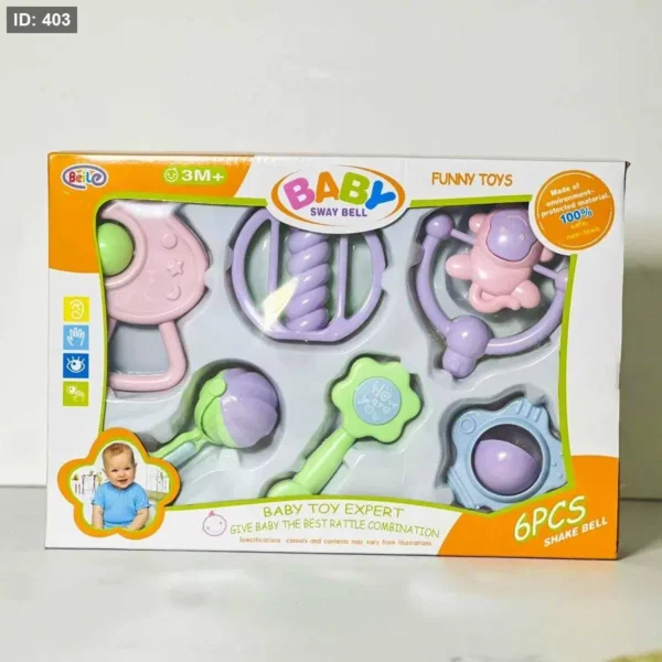 Baby Sway 6pcs Shake Bell - 3M+