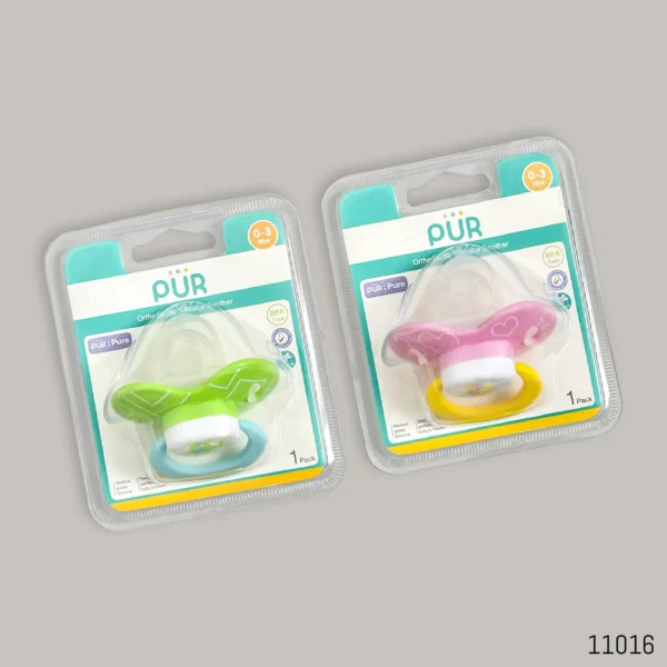 Pur Pacifier 0-3 Months+ | Pur Orthodontic Silicone Soother (0-3m+)