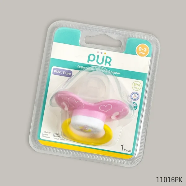 Pur Pacifier 0-3 Months+ | Pur Orthodontic Silicone Soother (0-3m+) - Image 2