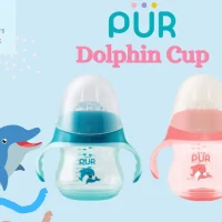 PUR Dolphin Cup 230ml | Anti-Leak | Soft Spout | BPA Free