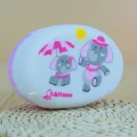 Attoon Soft Baby Bath Sponge – Thick & Cartoon Printed
