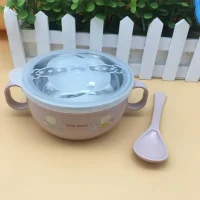 Cute Bear Steel Bowl 300mL – Safe & Stylish Baby Feeding Bowl