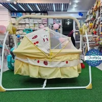 Electric Baby Cradle Bassinet Swing with Music, Bluetooth & Remote