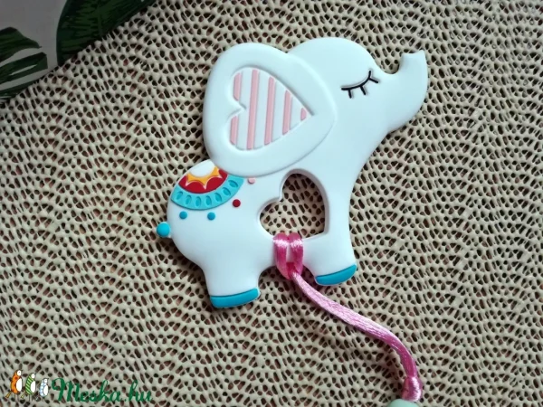 Smartbaby Elephant Silicone Teether | BPA Free & Food Grade for Babies