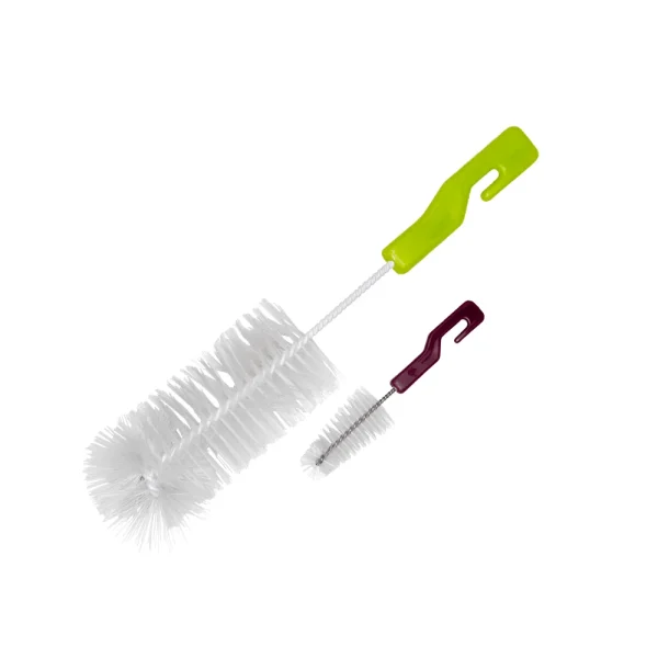 Farlin Bottle & Nipple Brush Set – 2pcs, Effortless Cleaning