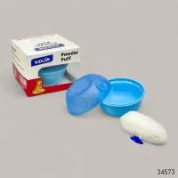 Baby Powder Case With Puff - Kidlon - Blue