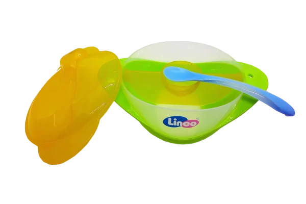 Linco Multi-Functional Baby Bowl – BPA Free, Self-Feeding Training Set