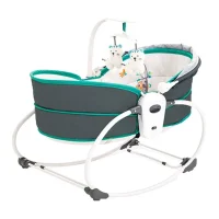 MASTELA 5-in-1 Baby Swing Chair | Rocker, Sleeper, Feeding & Bassinet with Music