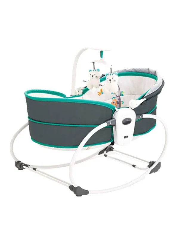 MASTELA 5-in-1 Baby Swing Chair | Rocker, Sleeper, Feeding & Bassinet with Music