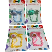 Nipple Plus Lock Baby Soother with Chain | Safe & Comfortable for Babies