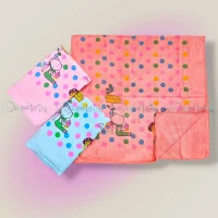 Ball Print Soft Towel – Approx. 20x40 | Kids Towel | Premium Quality