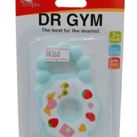 Dr. Gym Baby Teether – Soft, BPA-Free, 100% Food Grade (3m+)