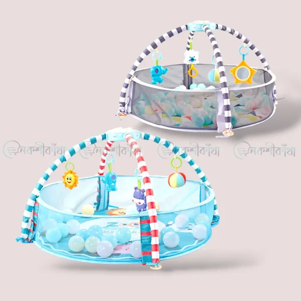 Activity Gym and Ball Pit | 2-in-1 Baby Playtime Set