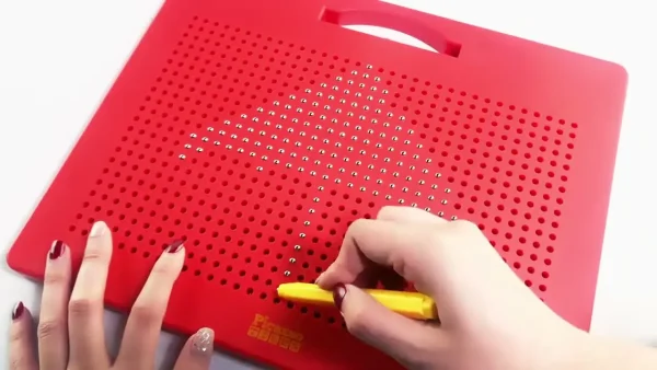 Magnet Tablet Pad – Reusable Drawing Board for Kids (Red)