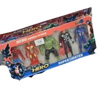 Avengers Superhero Action Figure Set – 5 Heroes for Kids | Safe & Durable Gift Toy